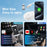 020-6+ Wireless CarPlay Adapter Convert Wired to Wireless Carplay Dongle Support YouTube / Netflix / TikTok - White - 6