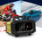 FOXSUR FPT-100 10A Portable Car Motorcycle Battery Charger 7-Stage Charging Vehicle Charger - EU Plug - 5