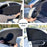 2Pcs Car Side Window Sunshades Stretchable Mesh Curtains Blocking Mosquito (Driver Side+Passenger Side) - 4