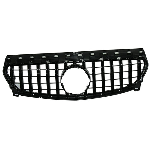 WINAUTO Front Bumper Grille Replacement for 2016-2019 CLA-Class W117 GT, Piano Black - 1
