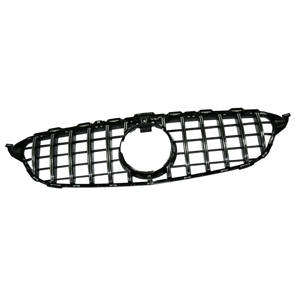 WINAUTO For New C-Class W205 2014-2018 GT Style Car Front Air Inlet Vent Grid Cover with Camera Hole - 1