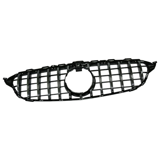 WINAUTO For New C-Class W205 2014-2018 GT Style Car Front Air Inlet Vent Grid Cover with Camera Hole - 1