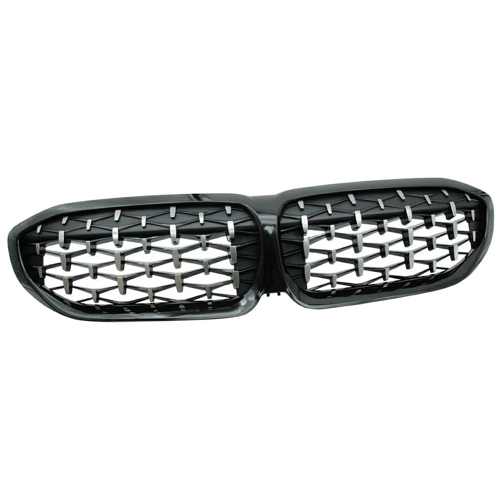 WINAUTO Car Front Air Inlet Vent Mesh Cover for 3 Series G20 2013-2019 Grid Cover - Half Black - 1