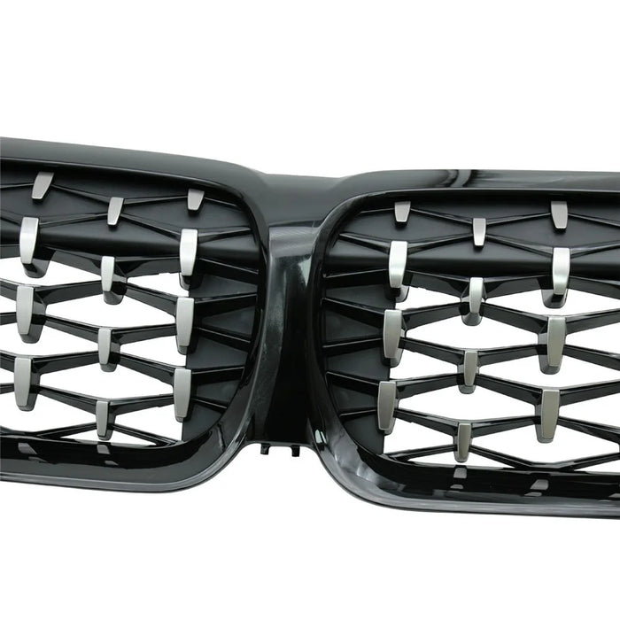 WINAUTO Car Front Air Inlet Vent Mesh Cover for 3 Series G20 2013-2019 Grid Cover - Half Black - 3