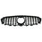 WINAUTO For W213 GT Model 2016-2019 Piano Black ABS Car Front Bumper Grille with Camera Hole - 1