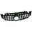 WINAUTO For W213 GT Model 2016-2019 Piano Black ABS Car Front Bumper Grille with Camera Hole - 2
