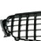 WINAUTO For W213 GT Model 2016-2019 Piano Black ABS Car Front Bumper Grille with Camera Hole - 3