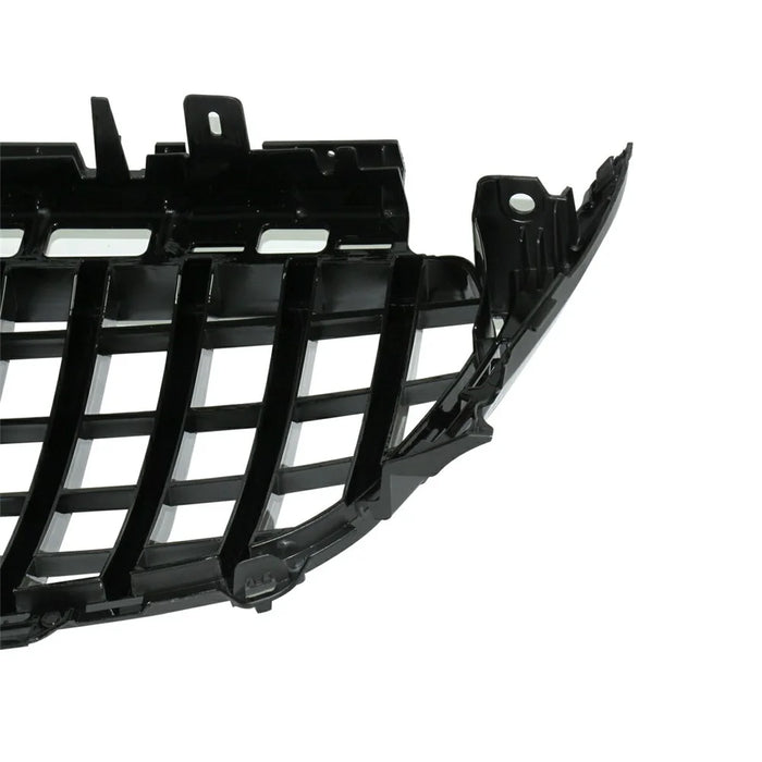WINAUTO For W213 GT Model 2016-2019 Piano Black ABS Car Front Bumper Grille with Camera Hole - 6