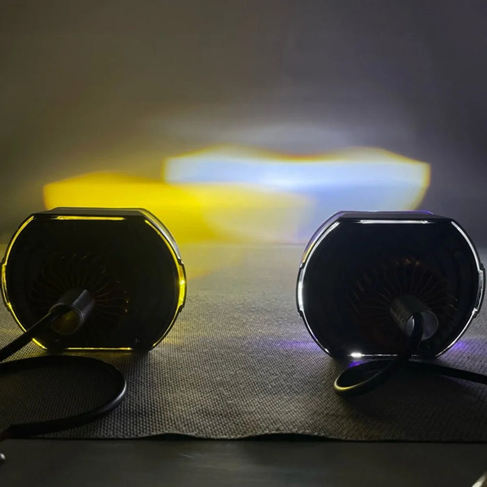 Car Motorcycle Bright LED Spotlight Motorbike Fog Lamp Front Light - White+Red - 5