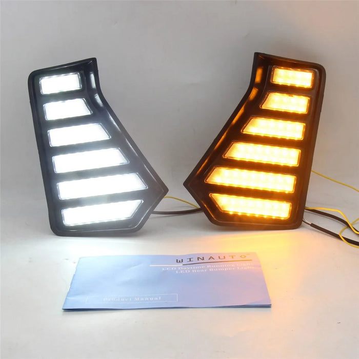 For Toyota Tacoma 2024 1 Pair Car DRL Light Bright LED Daytime Running Fog Lamp - 3