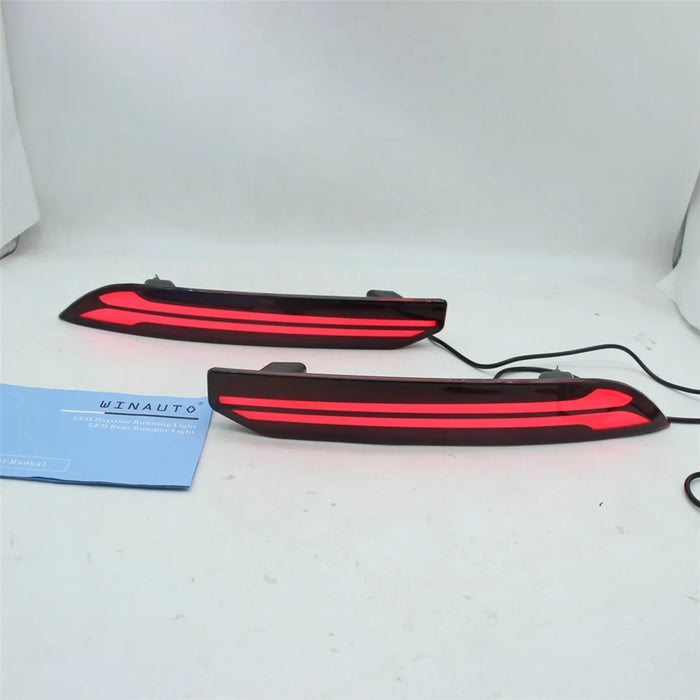 For Grand Cherokee 2021-2024 1 Pair Car Rear Bumper Light LED DRL Turn Signal Brake Lamp - 7