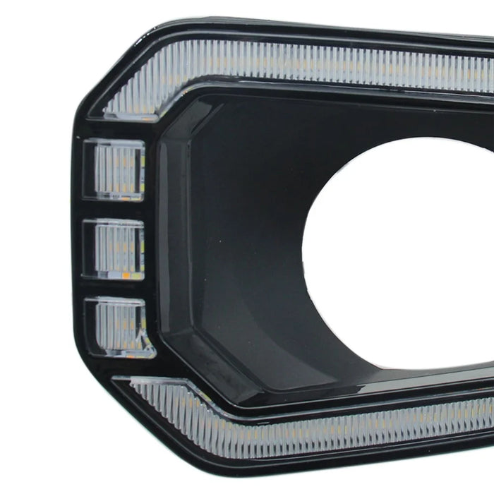 For Toyota Tacoma 2016-2023 1 Pair Car DRL Light White+Yellow LED Daytime Running Turn Signal Lamp - 5