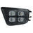 For Toyota Tacoma 2012-2015 1 Pair Car DRL Fog Light Waterproof White+Yellow LED Turn Signal Lamp - 5