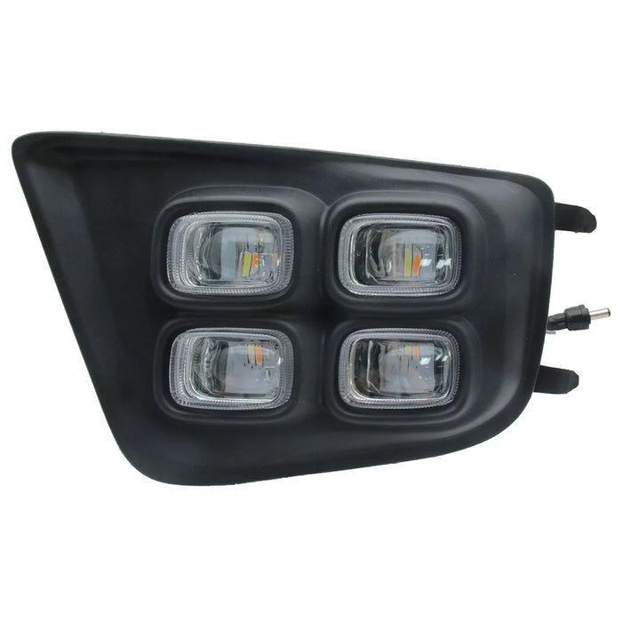For Toyota Tacoma 2012-2015 1 Pair Car DRL Fog Light Waterproof White+Yellow LED Turn Signal Lamp - 5