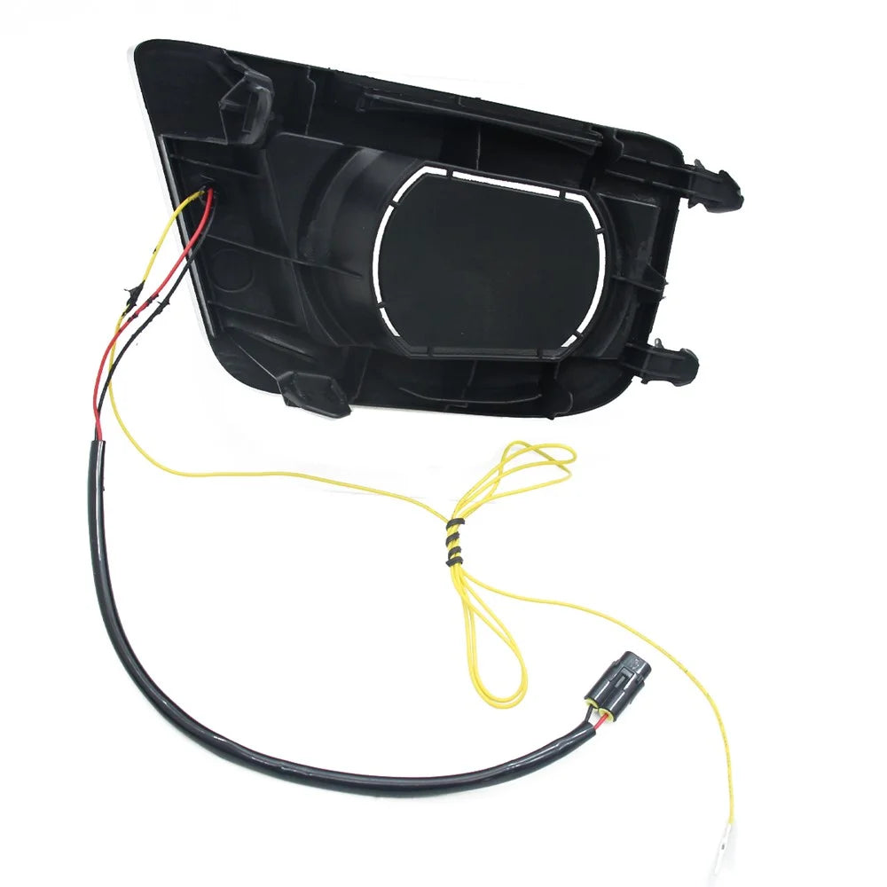 For Toyota Tacoma 2012-2015 1 Pair Car DRL Light Bright White+Yellow LED Turn Signal Fog Lamp - 7