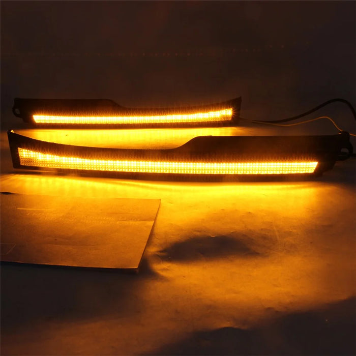 For Toyota Tacoma 2005-2011 1 Pair Car Headlight Lower Trim Light DRL Light Turn Signal Lamp - 2