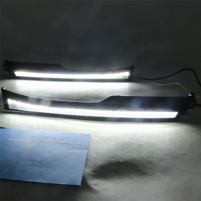For Toyota Tacoma 2005-2011 1 Pair Car Headlight Lower Trim Light DRL Light Turn Signal Lamp - 3
