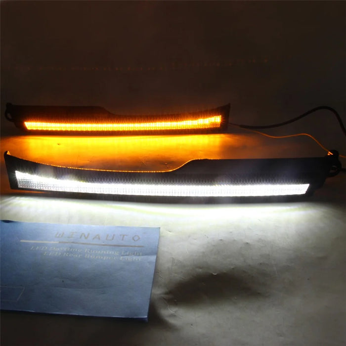 For Toyota Tacoma 2005-2011 1 Pair Car Headlight Lower Trim Light DRL Light Turn Signal Lamp - 4