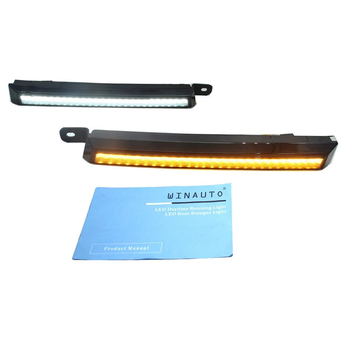 For Toyota Tacoma 1998-2000 1 Pair Car Modification Headlight Lower Trim Light LED DRL Turn Signal Lamp - 1