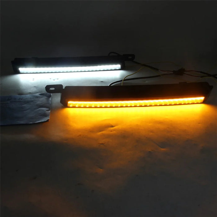 For Toyota Tacoma 1998-2000 1 Pair Car Modification Headlight Lower Trim Light LED DRL Turn Signal Lamp - 2