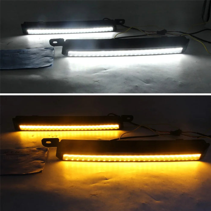 For Toyota Tacoma 1998-2000 1 Pair Car Modification Headlight Lower Trim Light LED DRL Turn Signal Lamp - 3