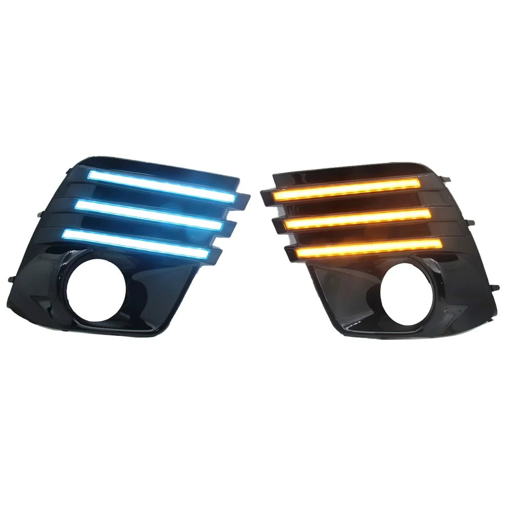 For Subaru Forester 2019-2022 1 Pair Car Light Three Color LED Running Turn Signal Lamp - 1