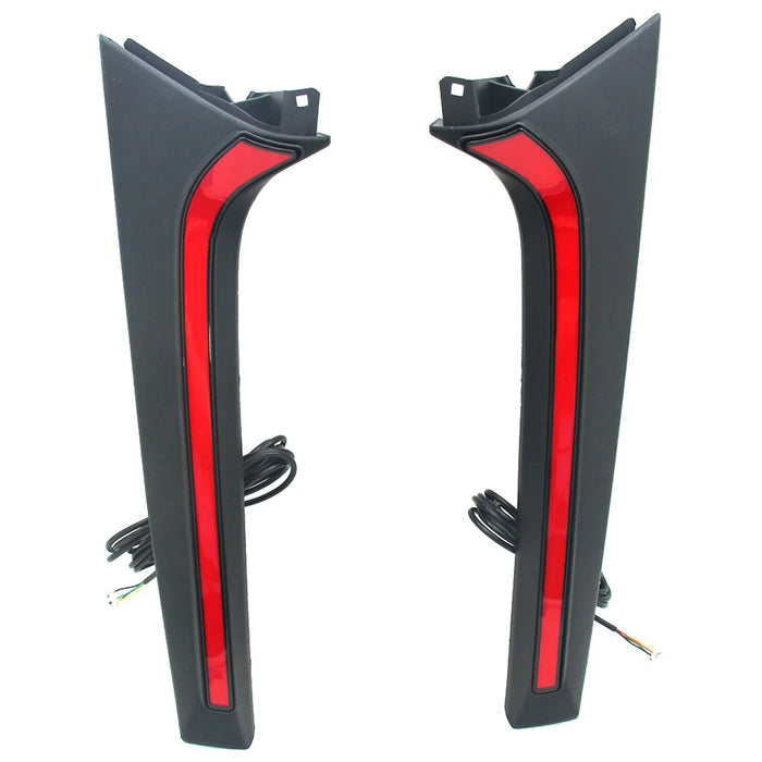 For Toyota Raize 2020-2022 1 Pair Car Rear Bumper Light Red LED DRL Turn Signal Brake Tail Lamp - Red - 1