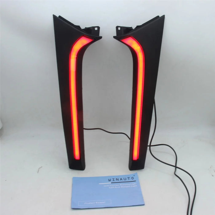 For Toyota Raize 2020-2022 1 Pair Car Rear Bumper Light Red LED DRL Turn Signal Brake Tail Lamp - Red - 3