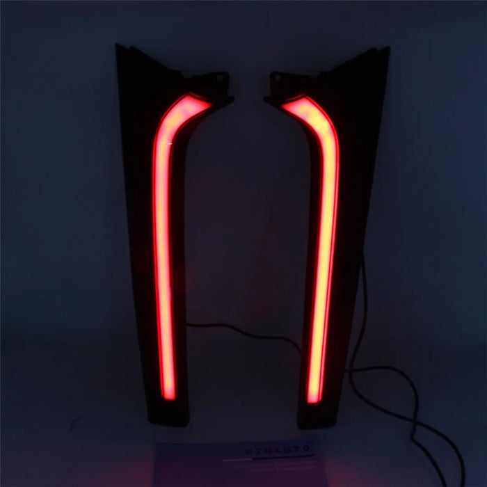 For Toyota Raize 2020-2022 1 Pair Car Rear Bumper Light Red LED DRL Turn Signal Brake Tail Lamp - Red - 4