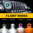 7-inch for Wrangler Harley Motorcycle Boss Headlight High Low Beam Circle Angel Eye LED Headlight - 4