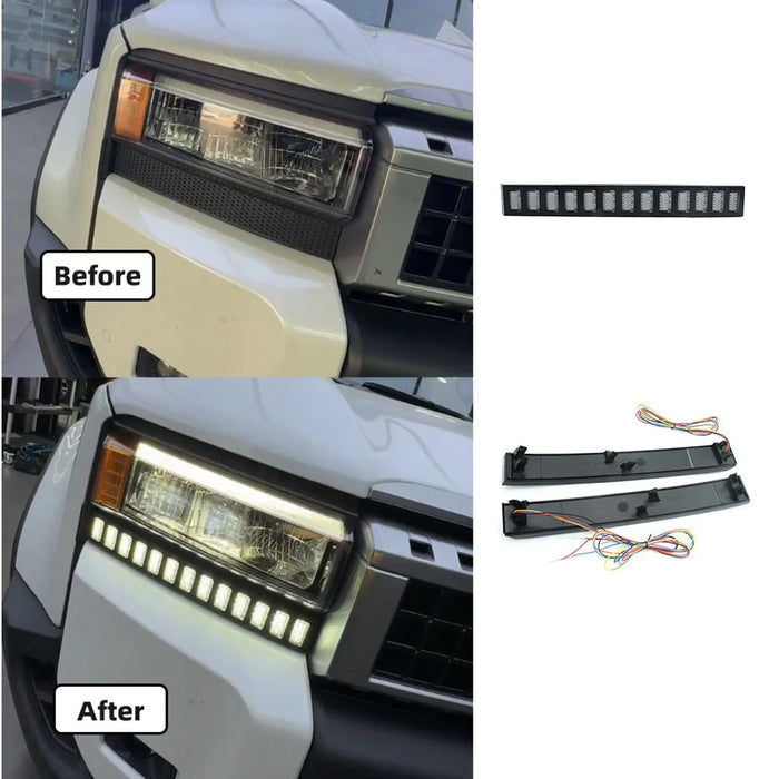 WINAUTO MCL1008AYB For Prado 2024 Tri-Color Car LED Daytime Running Lights Flowing Turn Signal Lamp - 3