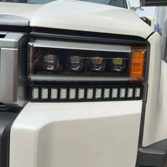 WINAUTO MCL1008AYB For Prado 2024 Tri-Color Car LED Daytime Running Lights Flowing Turn Signal Lamp - 4