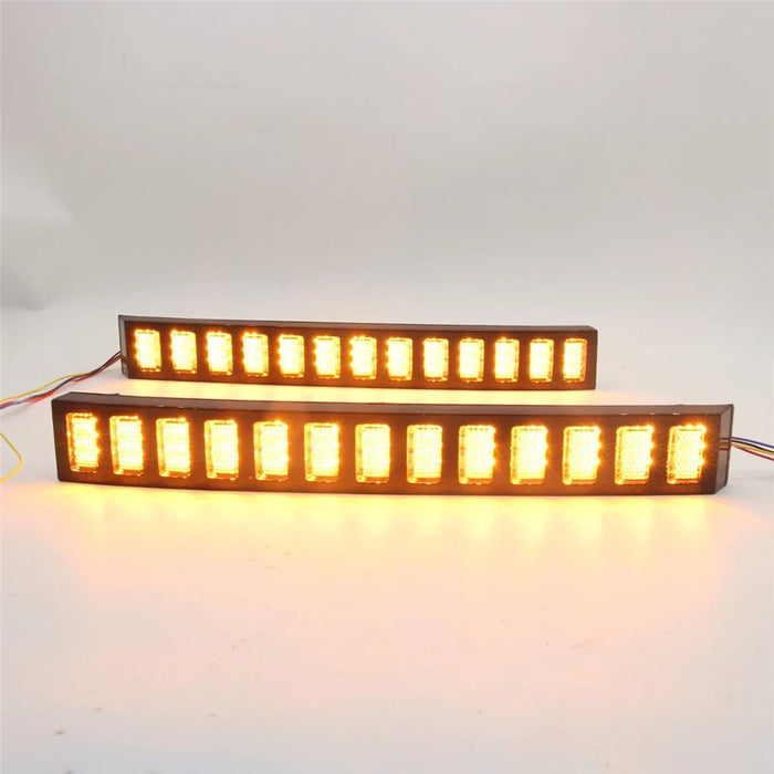 WINAUTO MCL1008AYB For Prado 2024 Tri-Color Car LED Daytime Running Lights Flowing Turn Signal Lamp - 6