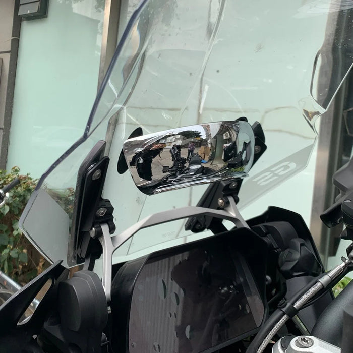 Motorcycle Rear View Mirror 180 Degree Blind Spot Mirror Wide Angle Rearview Mirror for Bike Scooter - 4