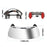 Motorcycle Rear View Mirror 180 Degree Blind Spot Mirror Wide Angle Rearview Mirror for Bike Scooter - 7