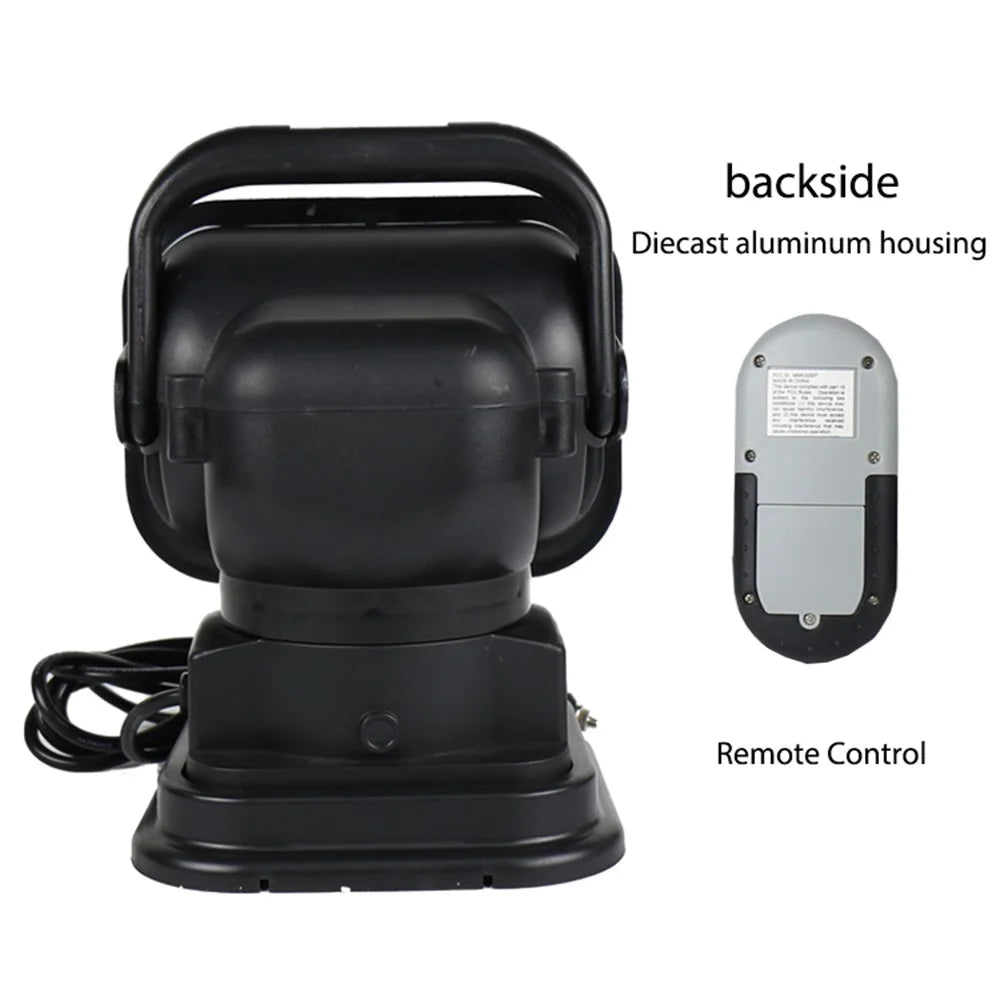 HS-SS60 7-Inch 60W DC 12-24V 5000LM 6000K Wireless Remote Control LED Search High Bay Lights Spotlights - 5
