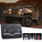 5-Inch 4700LM Car Truck Square LED Headlight Work Light Spotlight with Adapter Cable - 2