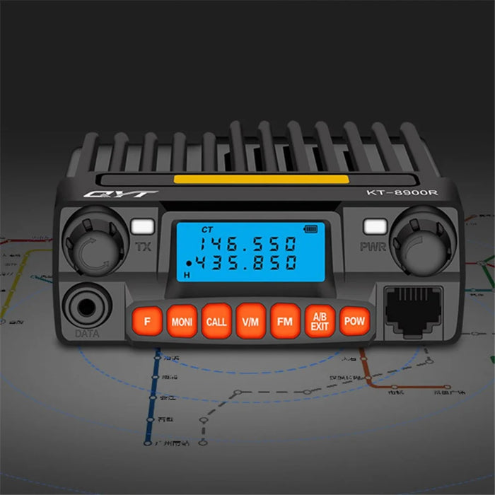 QYT-8900R Mini Car Radio Station Cigarette Lighter Wireless Car Radio with LCD Screen Display (Standard Version) - 3