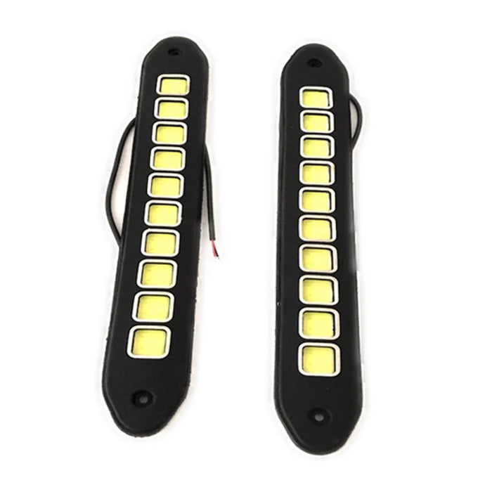 Car Light Strip 10-LED Soft Silicone Flexible SUV Lamp Auto Daytime Running Light for Improving Safety - 5
