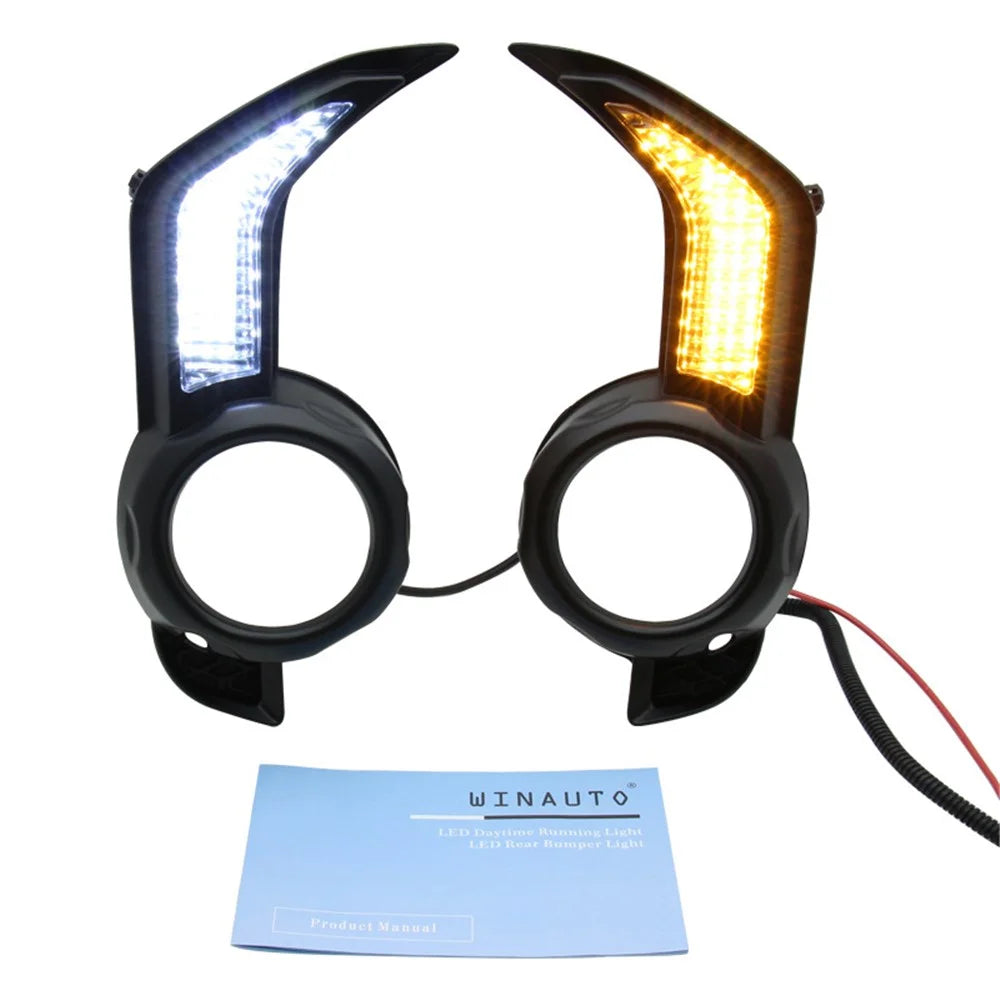 1 Pair For Toyota 4Runner 2014-2020 Car Streamer Bidirectional Function Daytime Dynamic Flash Light - 5