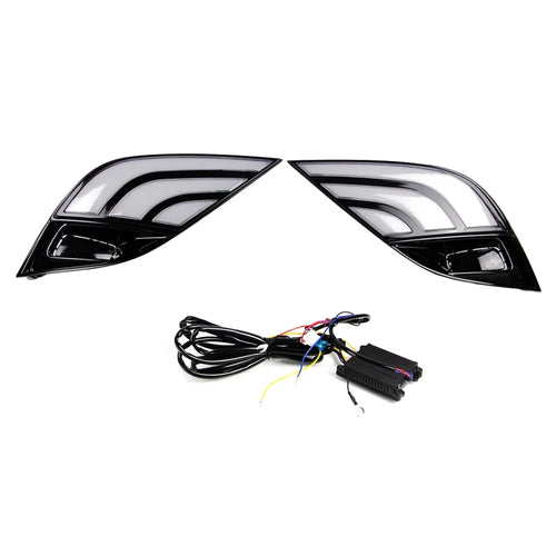 1Pair Daytime Running Light for Toyota Camry 2018 Front Lights 3-Color LED Turn Signal Lamp Car Modified Parts - 1