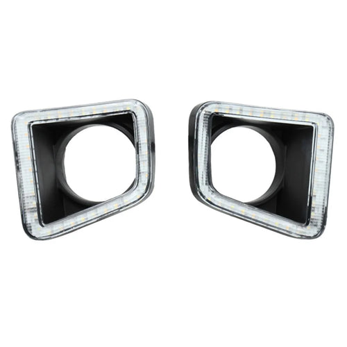 1Pair Decoration Lamp for Toyota Tundra 2014-2021 LED Lights Yellow / White Dual-Color Daytime Running Lights - 1