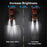 H4 1 Pair High Brightness 12V Car LED Headlight High Beam Low Beam Projector Lamp - 7