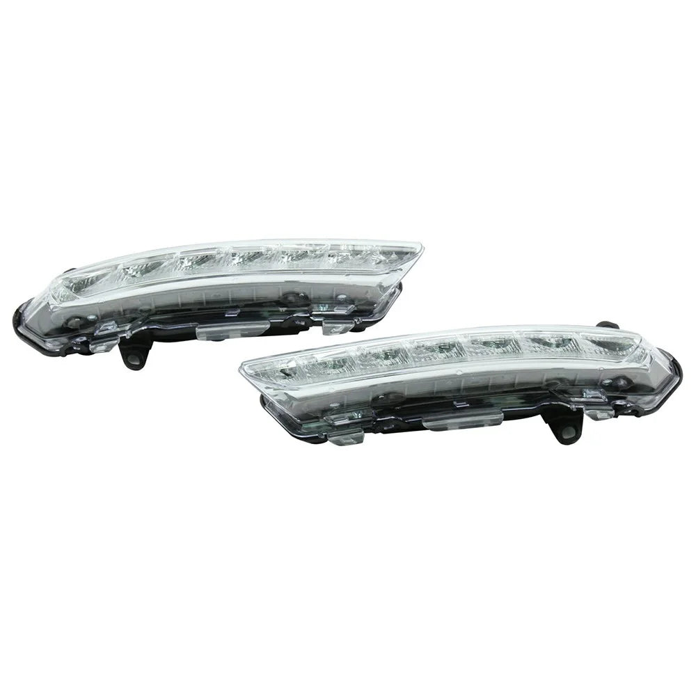 WINAUTO MCL096DCP For C-Class W204 AMG 2008 2009 2010 C200 C260 C300 1 Pair White LED Daytime Running Light - 3