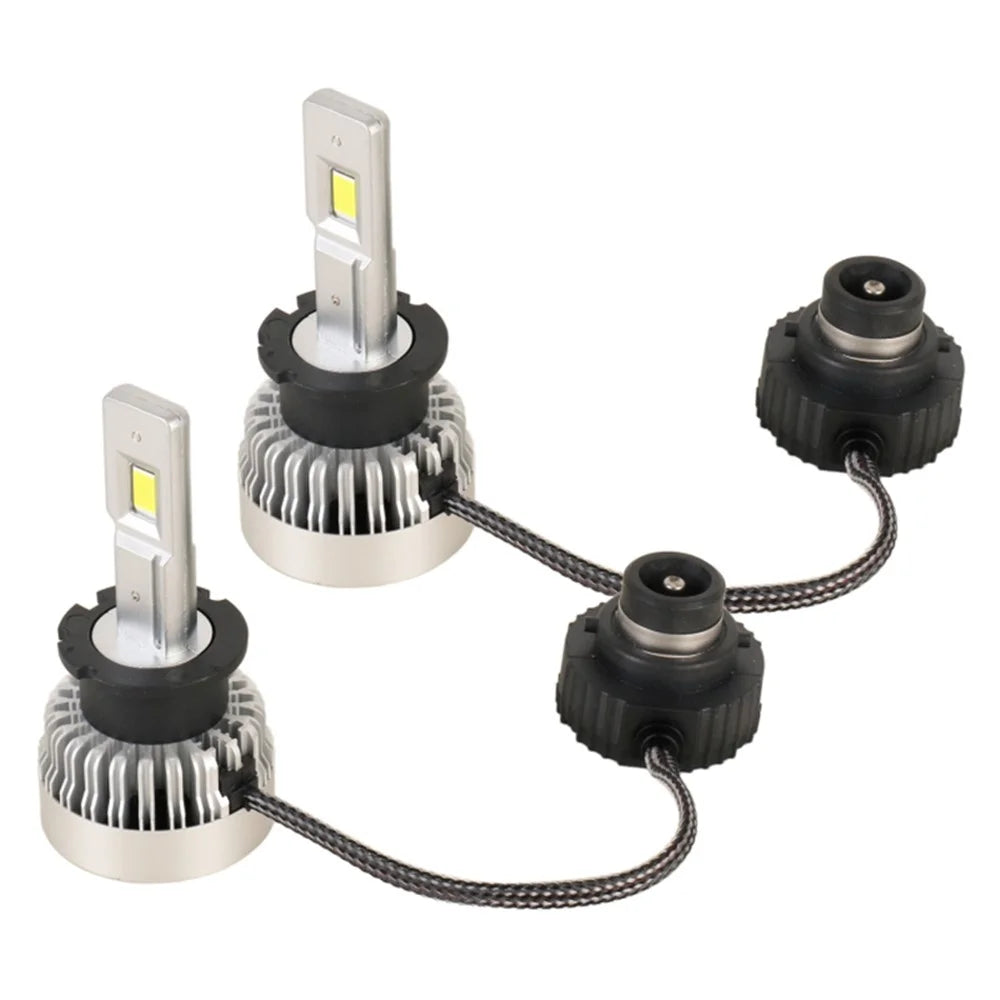 D4S 1 Pair LED Bulb 35W 4500LM Bright Bulb Windless Direct Insertion Interior Car Lights - 1