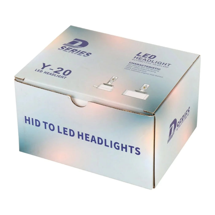 D5S 1 Pair LED Car Bulb 35W 4500LM 6000K Super Bright Car Interior Lights Direct Insertion - 7