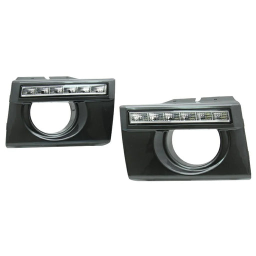 WINAUTO 1 Pair IP67 Waterproof LED Daytime Running Lights for Hyundai Tucson 2005-2009 - 1