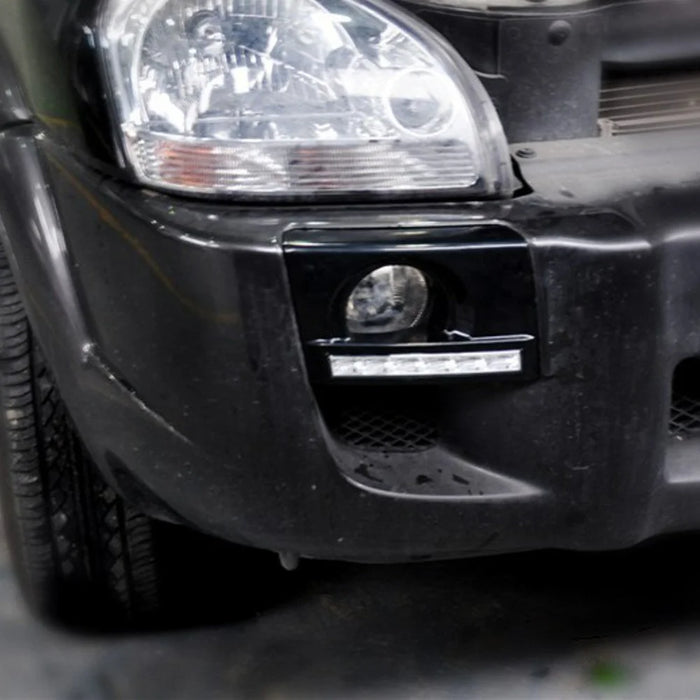 WINAUTO 1 Pair IP67 Waterproof LED Daytime Running Lights for Hyundai Tucson 2005-2009 - 6