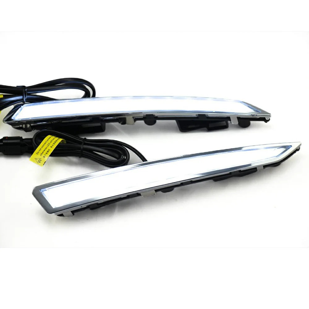 WINAUTO For Ford Kuga / Escape 2013-2015 1 Pair LED DRL Light Waterproof Car Daytime Running Lamp - 4