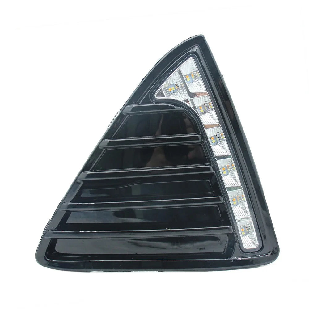 WINAUTO 1 Pair For Ford All-New Focus 2012-2014 LED Lamp Daytime Running Light with Yellow Light - 3